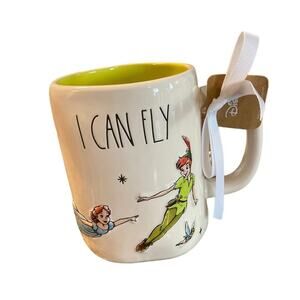 NWT Rae Dunn Disney Peter Pan I CAN FLY Mug